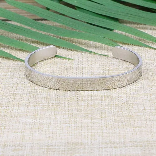 Vista 5 de Joycuff - Pulseras inspiradoras para mujer regalo personalizado para mamá pulsera con frase grabada joyas para cumpleaños