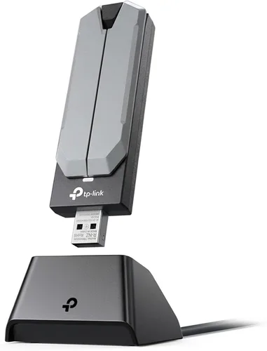 Vista 7 de TP-Link Adaptador de WiFi USB AC600 para PC (Archer T2U PLUS) - Adaptador de red inalámbrica para escritorio con 2.4GHz, antena de doble banda