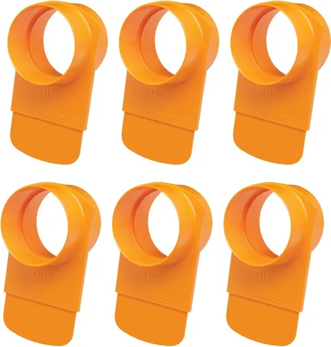 Vista 11 de POWERTEC 70295-P2 - Puerta de ráfaga integrada de 4 pulgadas, resistente a obstrucciones, ajuste de plástico ABS cónico antihuecos para sistemas