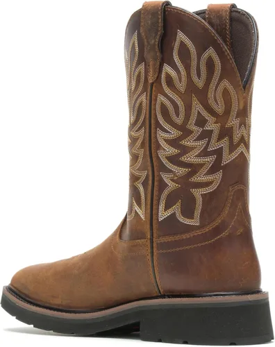 Vista 3 de Wolverine Botas de construcción con punta de acero Rancher para hombre Tabaco