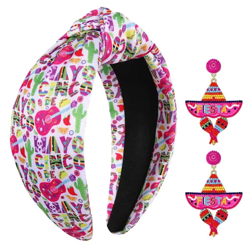 Vista 183 de YAHPERN Diadema para el día de San Valentín para mujer, colorida diadema de algodón con estampado de corazón de conversación XOXO Love, diadema