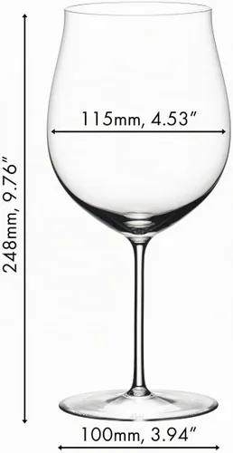 Vista 2 de Riedel 4400/16 Sommeliers - Copa de vino Grand Cru color burdeos, transparente