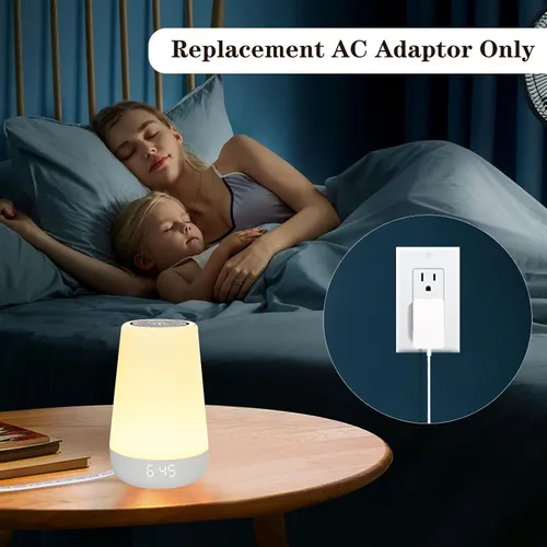 Vista 5 de Cable de alimentación de 5 V para escotilla, reposo + y reposo Mini máquina de sonido Chager - Enchufe estilo barril