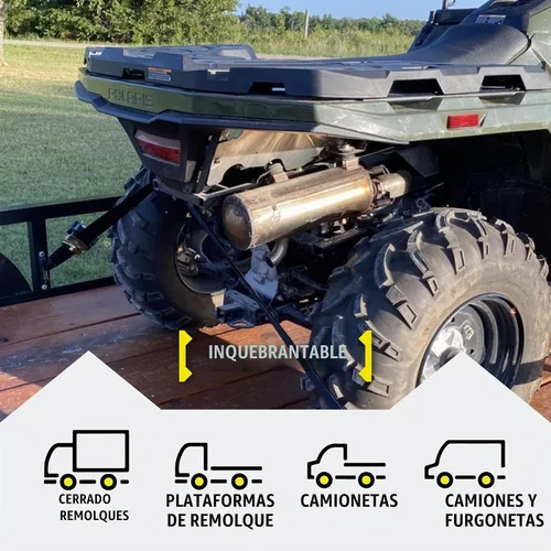 Vista 6 de [Usado] DC Cargo Mall Correas de trinquete retráctiles E Track - Opciones de montaje E-Track y atornillado (paquete de 2) 2" x 10' - 4,000 lbs