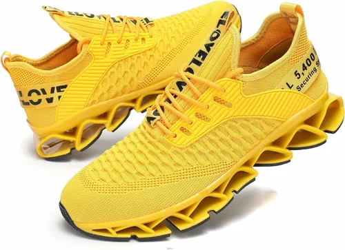 Vista 5 de Zapatos deportivos Chopben para correr, tenis a la moda con red transpirable y suela suave antideslizante, zapatos para caminar casuales y atléticos