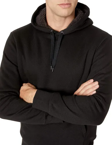 Vista 4 de Tienda Essentials - Sudadera con capucha y con forro de sherpa para hombre