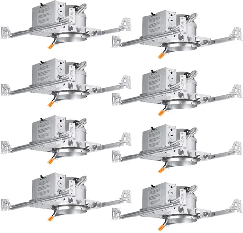 Vista 8 de TORCHSTAR Paquete de 4 viviendas de iluminación empotradas de construcción