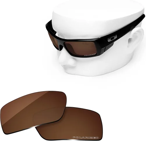 Vista 2 de OOWLIT Lentes de repuesto compatibles con Oakley Gascan Sunglass