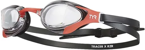 Vista 8 de TYR Tracer-X RZR Racing - Gafas de natación competitivas de perfil ultra bajo, antiniebla, visión periférica amplia Ultra-Low Profile Frame