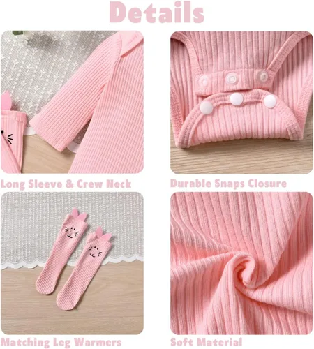 Vista 4 de Aalizzwell Ropa de Pascua para bebés y niñas
