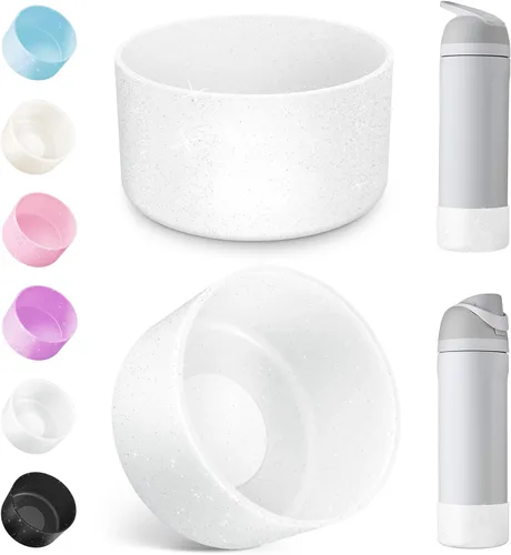 Vista 11 de Airboat 2 botas de silicona para botella de agua Owala de 24 onzas, funda protectora antideslizante para botellas de acero inoxidable, aptas