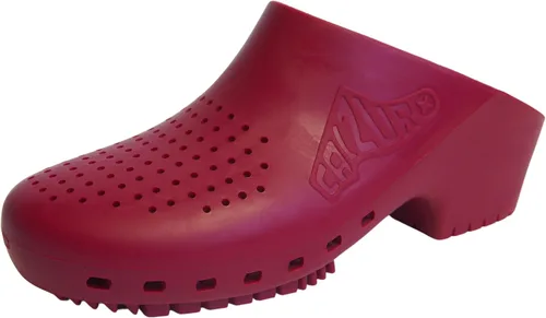 Vista 7 de CALZURO Zuecos de trabajo clásicos con agujeros, zuecos de trabajo unisex para mujeres y hombres, zapatos antideslizantes, zapatos de cocina de goma