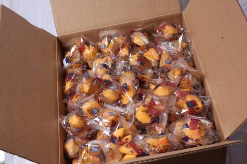 Vista 2 de Shop&Save Galletas de la fortuna envueltas individualmente frescas, perfectas para aperitivos, almuerzo, picnic, cumpleaños, graduación, fiestas