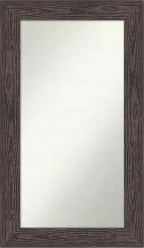 Vista 450 de Amanti Art Espejo personalizado, espejo de baño negro puente, espejo de pared o espejo de tocador de baño sobre el fregadero (26 x 26 pulgadas)