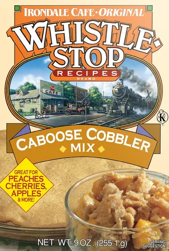 Vista 4 de Recetas originales de WhistleStop Cafe Mezcla de masa Caboose Cobbler (caja de 6)