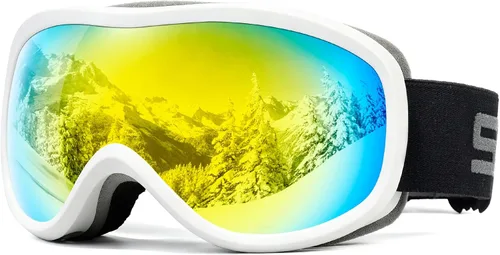 Vista 11 de SPOSUNE Gafas de Esquí Sobre Gafas con Lente Doble, Gafas de Nieve Anti-empañamiento Anti-UV para Hombres Mujeres Jóvenes Esquí Moto de Nieve