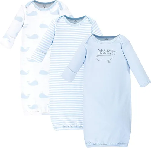 Vista 25 de Touched by Nature - Camisones unisex de algodón orgánico para bebé
