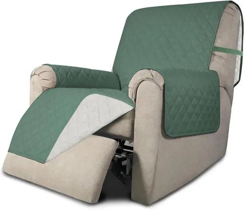 Vista 279 de Easy-Going - Funda reversible para sofá, resistente al agua, con varillas de espuma y correas elásticas, protector de muebles para mascotas y perros