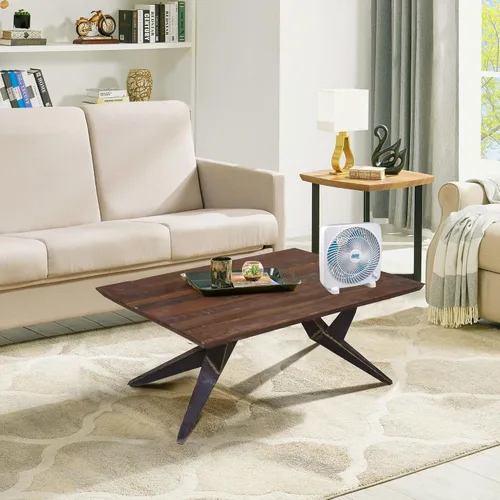 Vista 8 de Seasons Comfort Ventilador de caja de mesa de 9 pulgadas, 3 velocidades, ventilador de mesa silencioso con fuerte flujo de aire, ventilador de caja