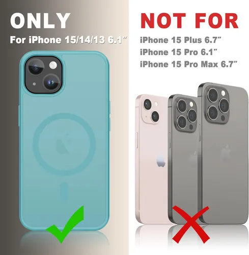 Vista 1154 de Funda para Google Pixel 10 Pro XL, cubierta magnética mate, color negro Fit for MagSafe, Screen Protector included, Shockproof Military Grade
