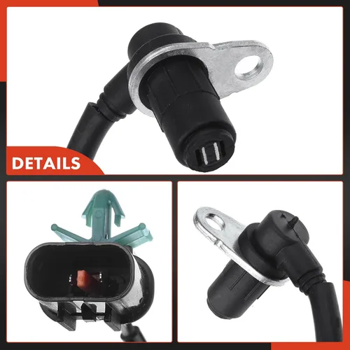 Vista 7 de A-Premium Sensor de velocidad de rueda ABS trasero izquierdo – Compatible con modelos Mitsubishi – Montero 2001 2002 2003 2004 2005 2006