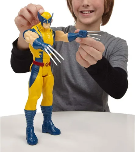Vista 4 de Marvel Titan Hero Series Wolverine - Figura de acción de 12 pulgadas