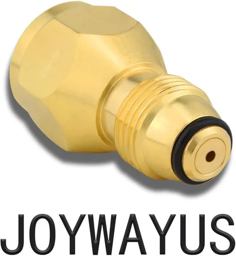 Vista 2 de Joywayus Adaptador de repuesto para tanque de propano de 1 libra, acoplador