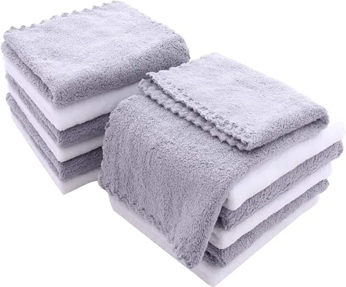 Vista 13 de Paquete de 12 paños para bebé, extra absorbentes y suaves, para recién nacidos, bebés y niños pequeños, adecuados para la piel del bebé y recién