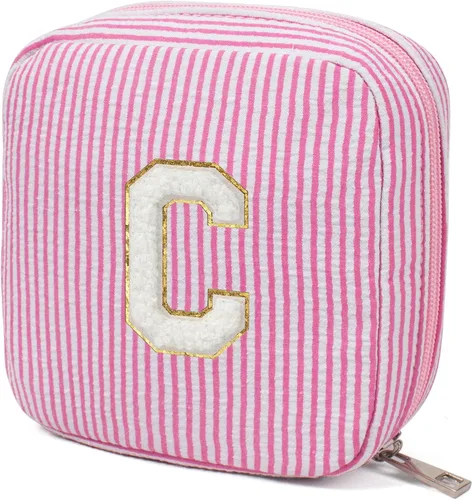 Vista 13 de KOTORA Bolsa de Maquillaje Inicial, Bolsa de Viaje de Artículos de Aseo, Bolsa de Maquillaje Transparente, Bolsas de Cosméticos Organizadoras