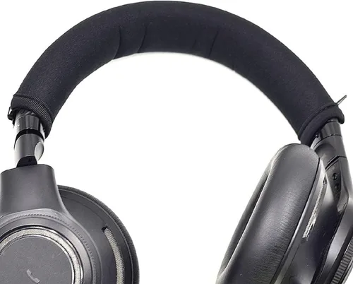 Vista 4 de VEVER VEKEFF - Juego de almohadillas de repuesto con diadema para auriculares Plantronics Backbeat Pro 2 con cancelación de ruido, color negro Set