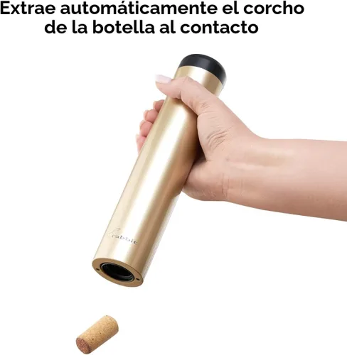 Vista 3 de Rabbit Sacacorchos Eléctrico Automático - Abridor de Vino Manos Libres con Cortador de Papel de Aluminio Integrado, Abrebotellas Eléctrico