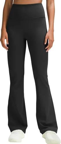 Vista 3 de Unthewe Leggings acampanados de cintura alta para mujer, control de abdomen, pantalones casuales para yoga, entrenamiento, gimnasio