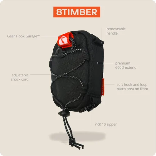 Vista 4 de Bolsa organizadora - Almacenamiento de viaje interior de 0.5L para lápices, cargadores y accesorios