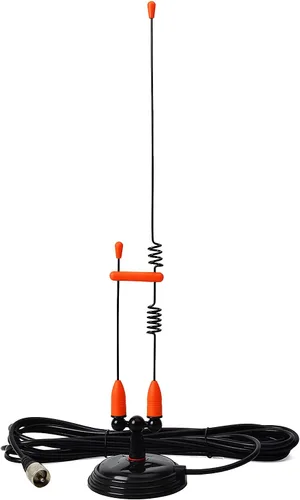 Vista 6 de TWAYRDIO Antena de doble banda para radio bidireccional Ham, 144/430MHz VHF UHF Antena de radio móvil para coche Kit completo con montaje magnético