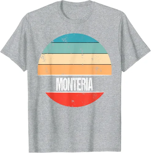 Vista 6 de Camiseta Montería Colombia City Trip, Negro