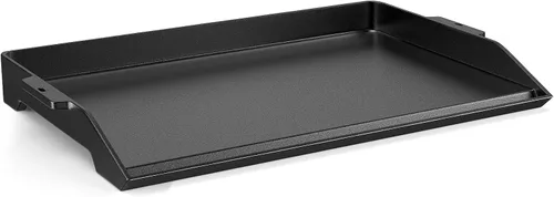 Vista 11 de Uniflasy Plancha Parrilla Reversible de Hierro Fundido para Estufa 16 7/8" Sartén Plancha Plana, Placa de Plancha Parrilla de Hierro Fundido