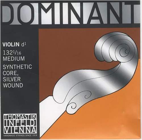 Vista 20 de Thomastik -Infeld Dominant Violin Single D String - Escala 1/2 - No. 132 1/2