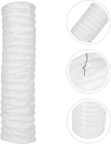 Vista 3 de Uonlytech Lámpara de pie de estilo nórdico, pantalla de papel, cubierta de luz de pie para sala de estar, dormitorio, decoración de hotel, pantalla