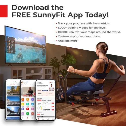 Vista 9 de Sunny Health & Fitness Báscula de IMC de composición de grasa corporal avanzada de 20 métricas con aplicación de seguimiento y analizador de salud