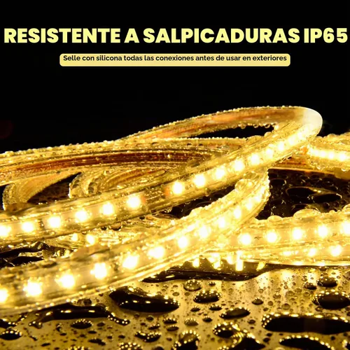 Vista 3 de Luces de tira LED de decoración de brillo. Blanco Warm