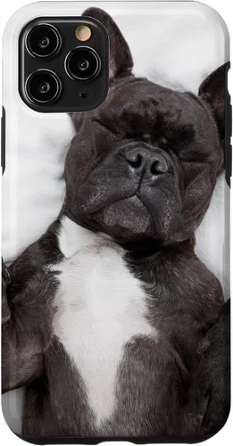 Vista 29 de Carcasa gráfica de Bulldog Francés para iPhone 17