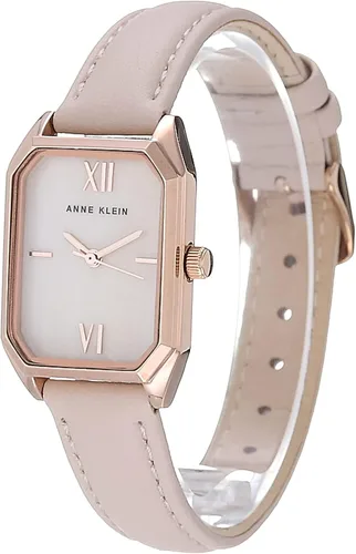 Vista 4 de Anne Klein Reloj con correa de cuero para mujer