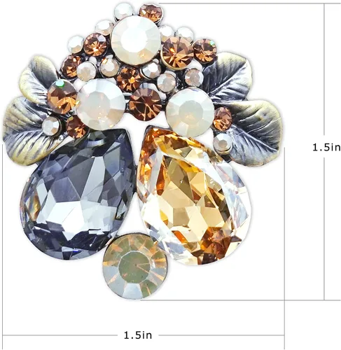 Vista 5 de Broches y alfileres para mujer, joyería de moda