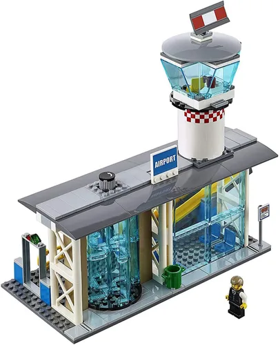 Vista 5 de Juego de construcción creativa LEGO City 60104 Terminal de pasajeros del aeropuerto
