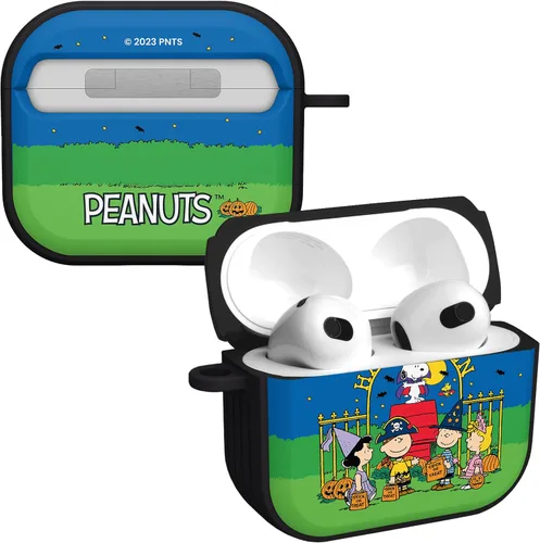 Vista 24 de Affinity Bands Peanuts Halloween HDX - Funda compatible con Apple AirPods Gen 1 y 2 (gran calabaza)