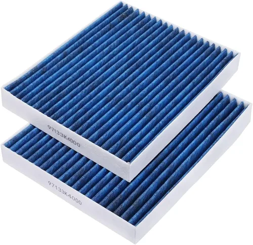 Vista 7 de Paquete de 2 filtros de aire de cabina HEPA Compatible con Rivian R1S y R1T 2022 2023 2024 2025 2026 Repuesto de filtro de aire de cabina de carbón