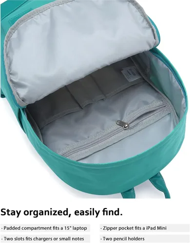 Vista 6 de HotStyle Mochila clásica 936Plus, tamaño mediano, 16 litros, talla única , Mochilas tradicionales