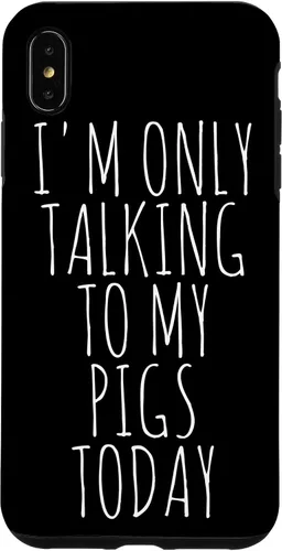 Vista 7 de iPhone 14 I'm Only Talking To My Pigs Today Case