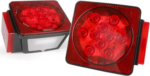 Vista 11 de MAXXHAUL 50570 - 10 luces LED de 3/4 pulgadas redondas de espacio libre y marcador lateral ámbar para caravanas de 12 V CC, remolques, caravanas