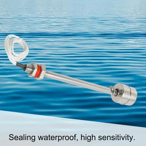 Vista 21 de Aopin Interruptor de sensor de nivel de agua de acero inoxidable, sensor de nivel de líquido, controlador de flotador de bola de plástico para bomba